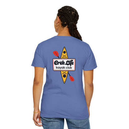 Crēk Life: Kayak Club Unisex Garment-Dyed T-shirt