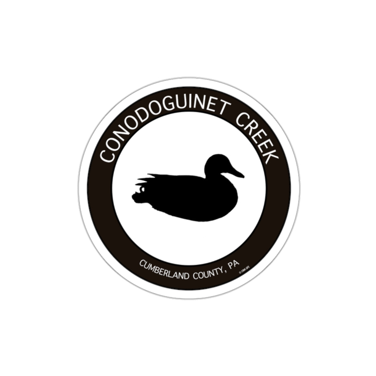 Conodoguinet Mallard Sticker by Crēk Life