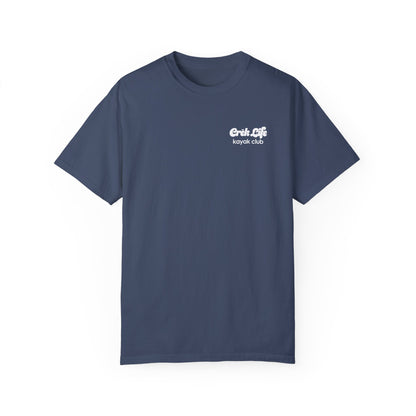 Crēk Life: Kayak Club Unisex Garment-Dyed T-shirt