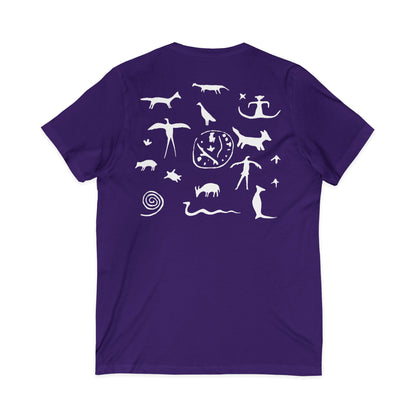 Petroglyphs of the Susquehanna V-Neck Tee