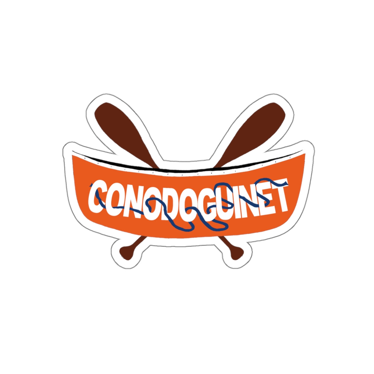 Cono Canoe: Die-Cut Stickers