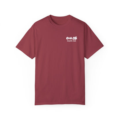 Crēk Life: Kayak Club Unisex Garment-Dyed T-shirt