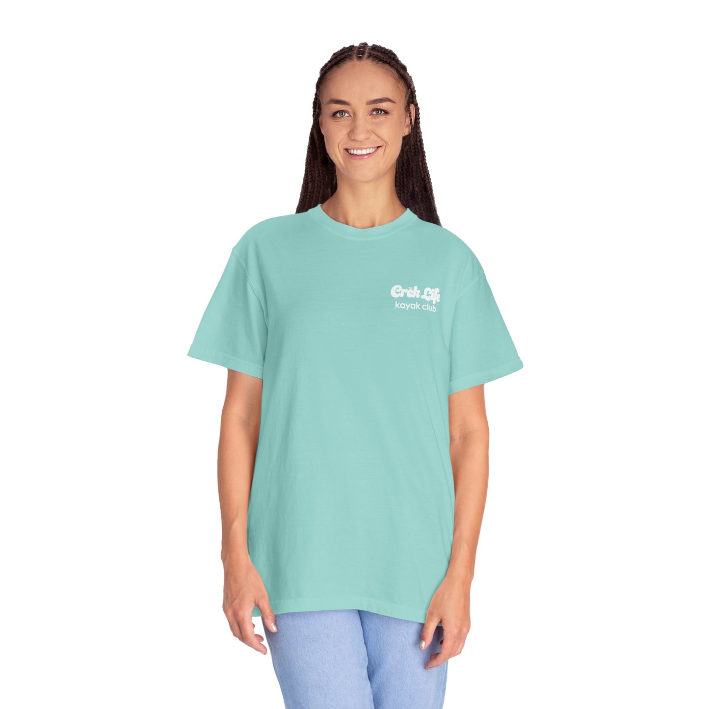 Crēk Life: Kayak Club Unisex Garment-Dyed T-shirt