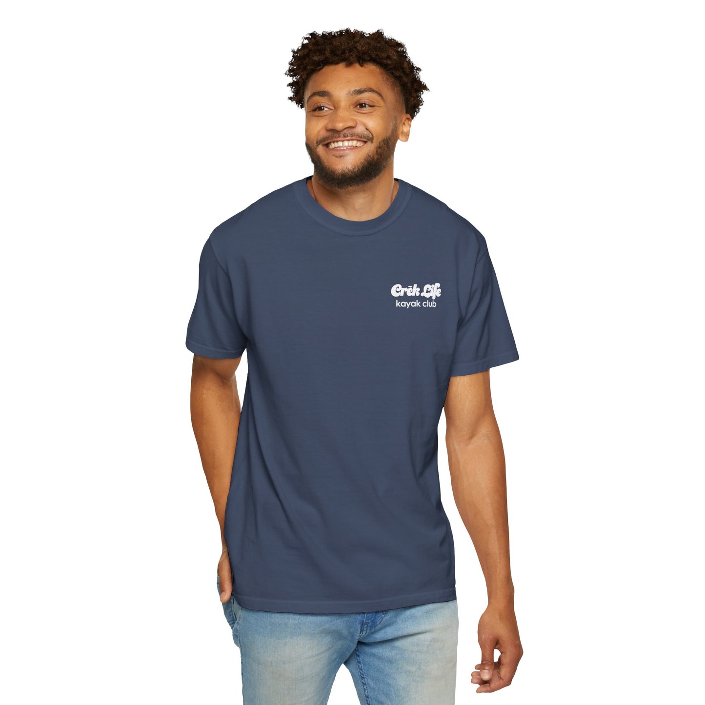 Crēk Life: Kayak Club Unisex Garment-Dyed T-shirt