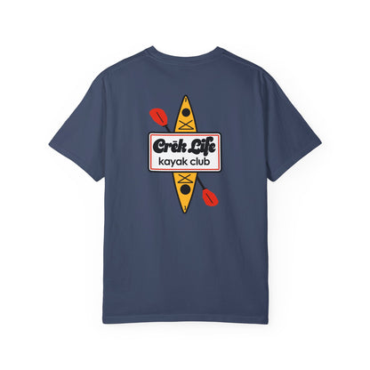 Crēk Life: Kayak Club Unisex Garment-Dyed T-shirt