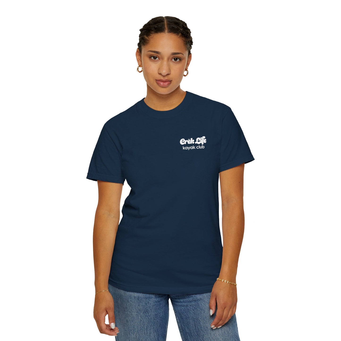 Crēk Life: Kayak Club Unisex Garment-Dyed T-shirt