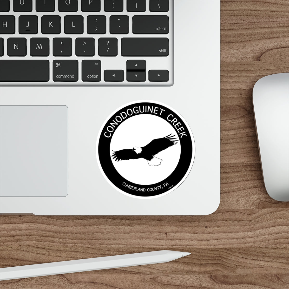 Conodoguinet Eagle Sticker by Crēk Life