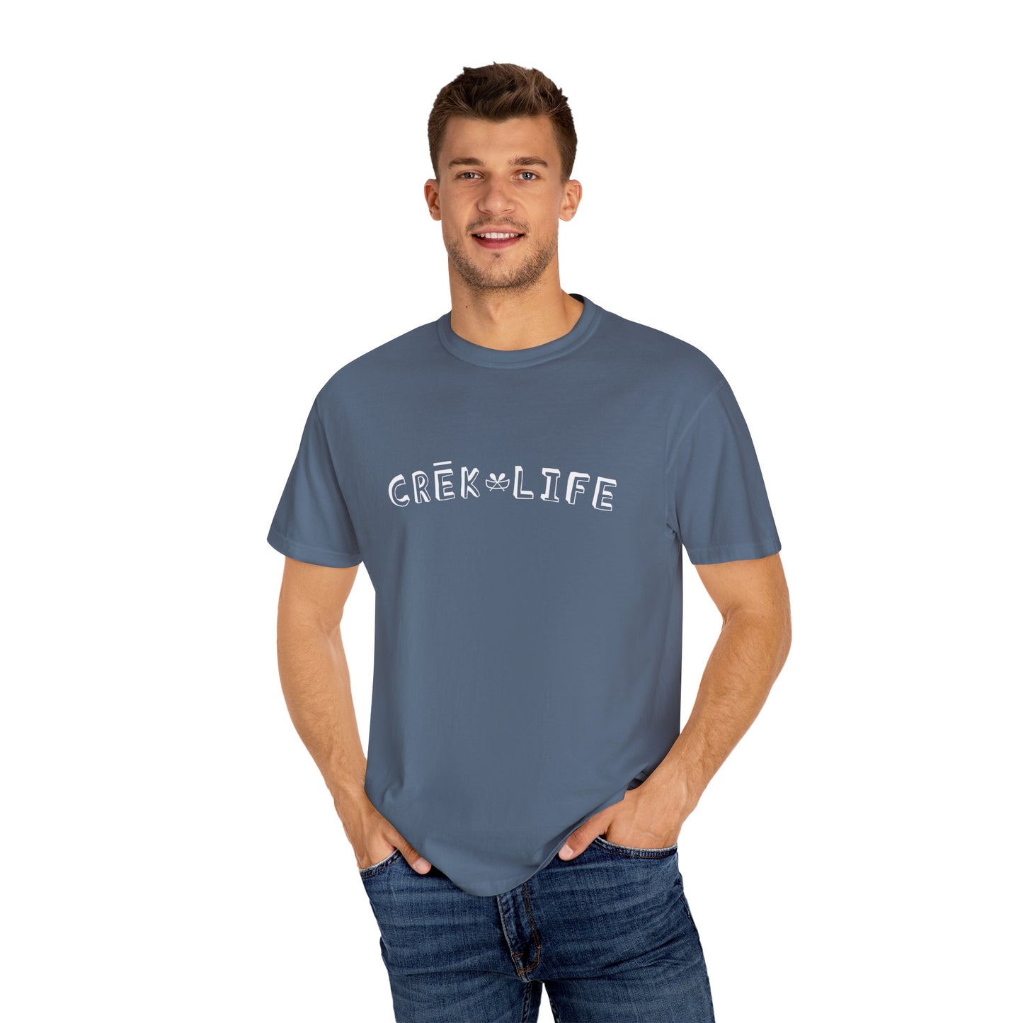 Crēk Life: Weekend Office Unisex Garment-Dyed T-shirt