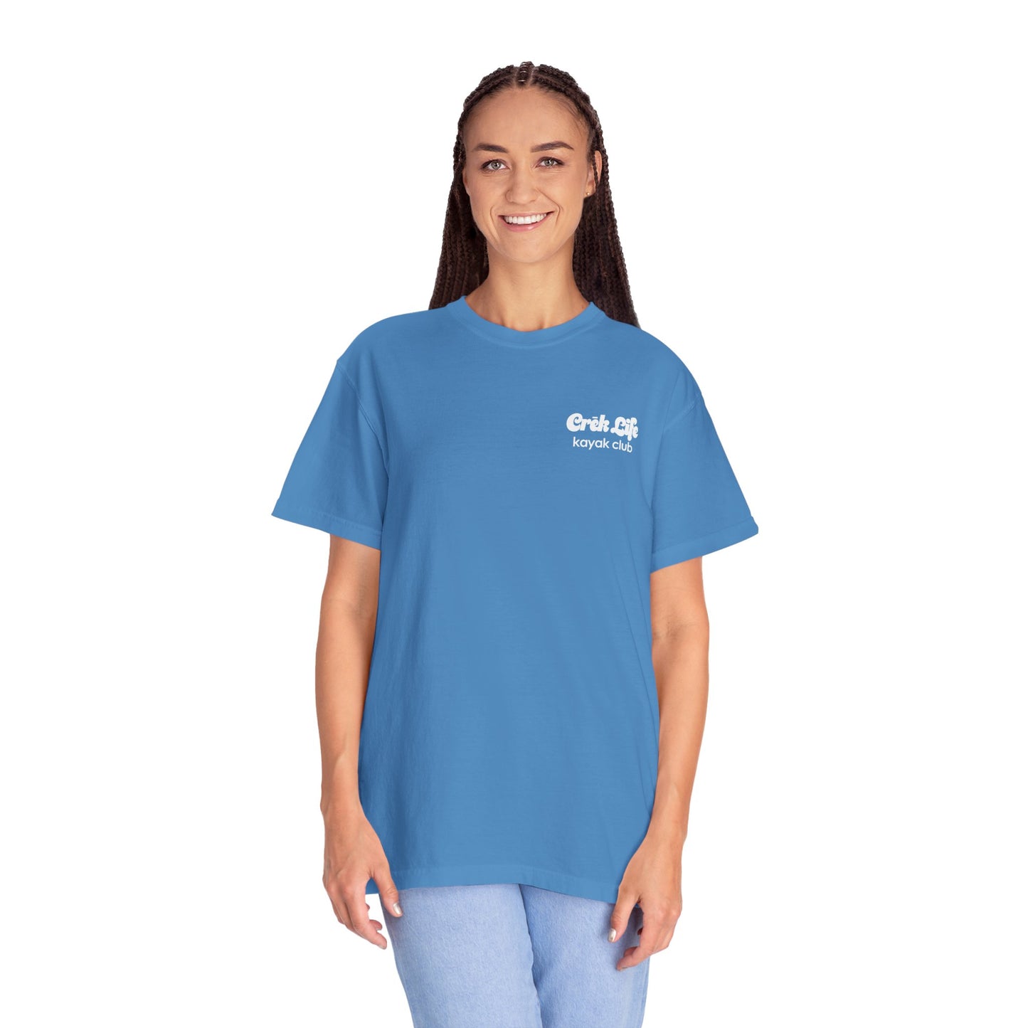 Crēk Life: Kayak Club Unisex Garment-Dyed T-shirt