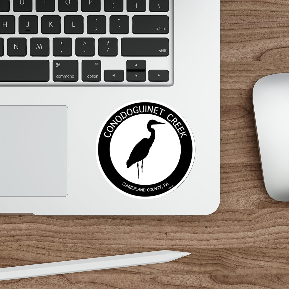 Conodoguinet Heron Sticker by Crēk Life