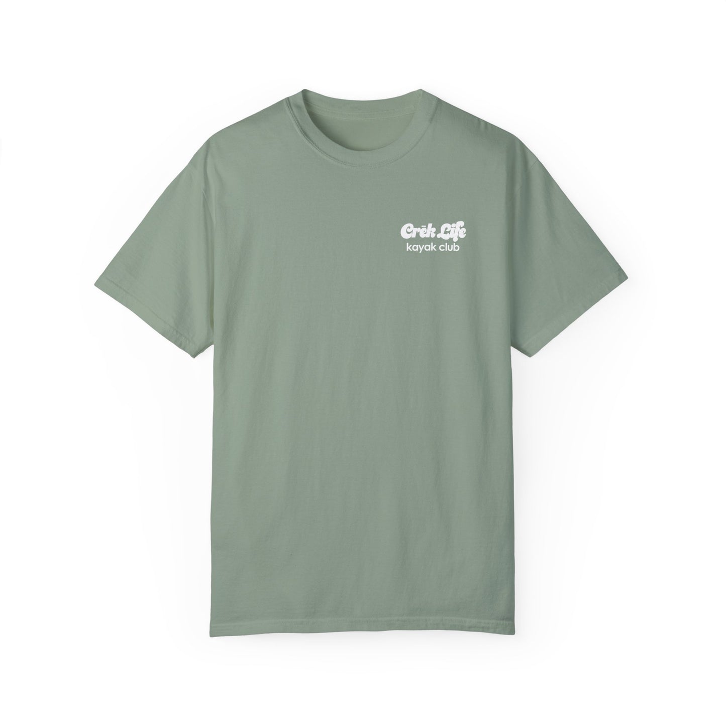 Crēk Life: Kayak Club Unisex Garment-Dyed T-shirt