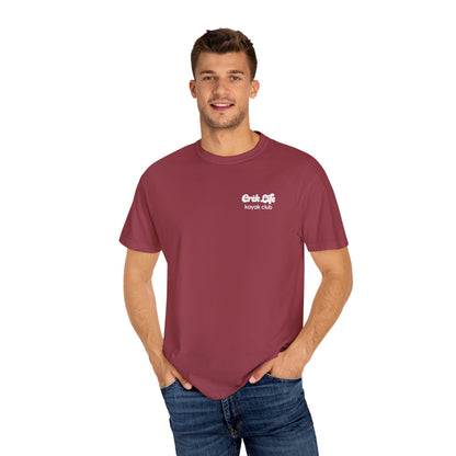 Crēk Life: Kayak Club Unisex Garment-Dyed T-shirt