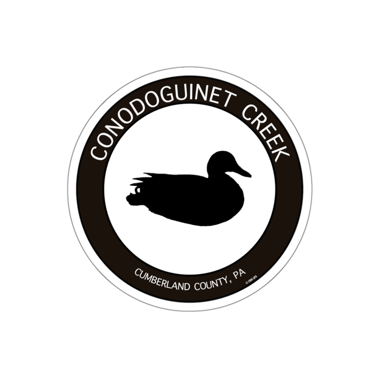 Conodoguinet Mallard Sticker by Crēk Life
