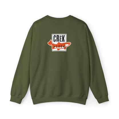 Crēk Life Fishing Club Unisex Heavy Blend™ Crewneck Sweatshirt