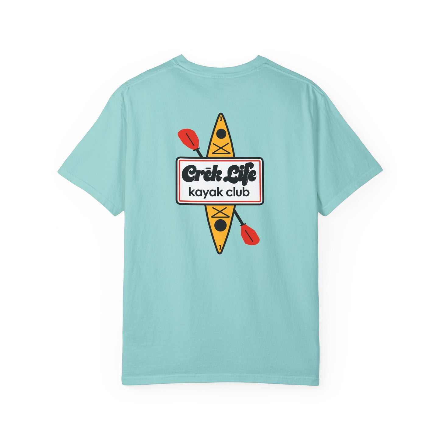 Crēk Life: Kayak Club Unisex Garment-Dyed T-shirt