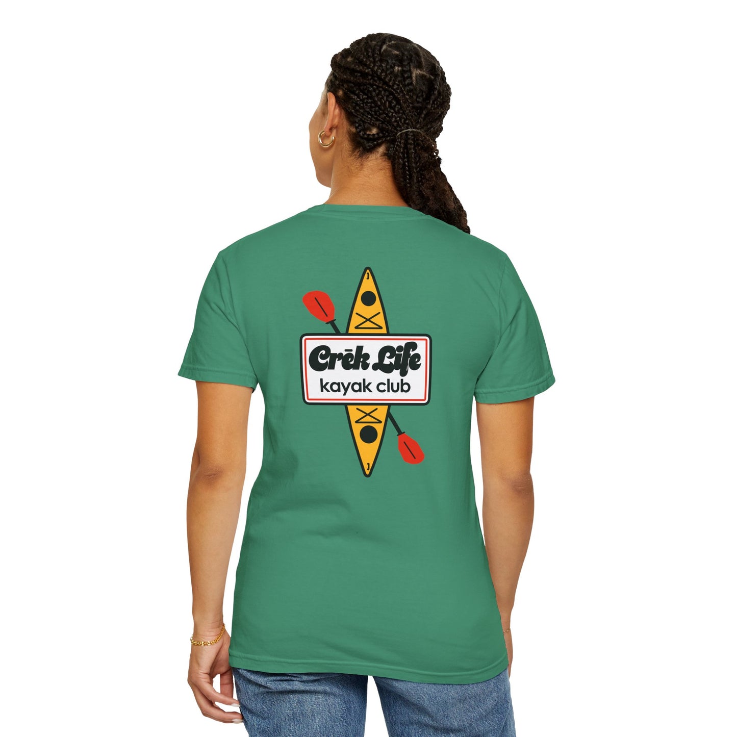 Crēk Life: Kayak Club Unisex Garment-Dyed T-shirt