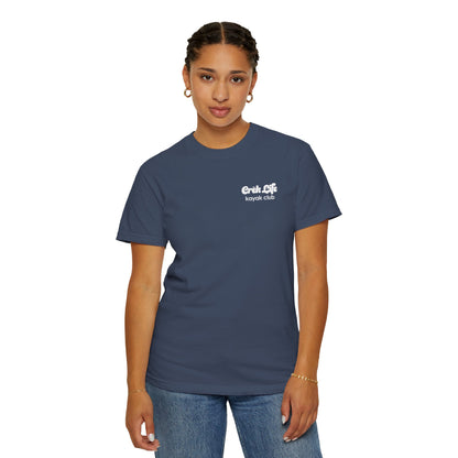 Crēk Life: Kayak Club Unisex Garment-Dyed T-shirt