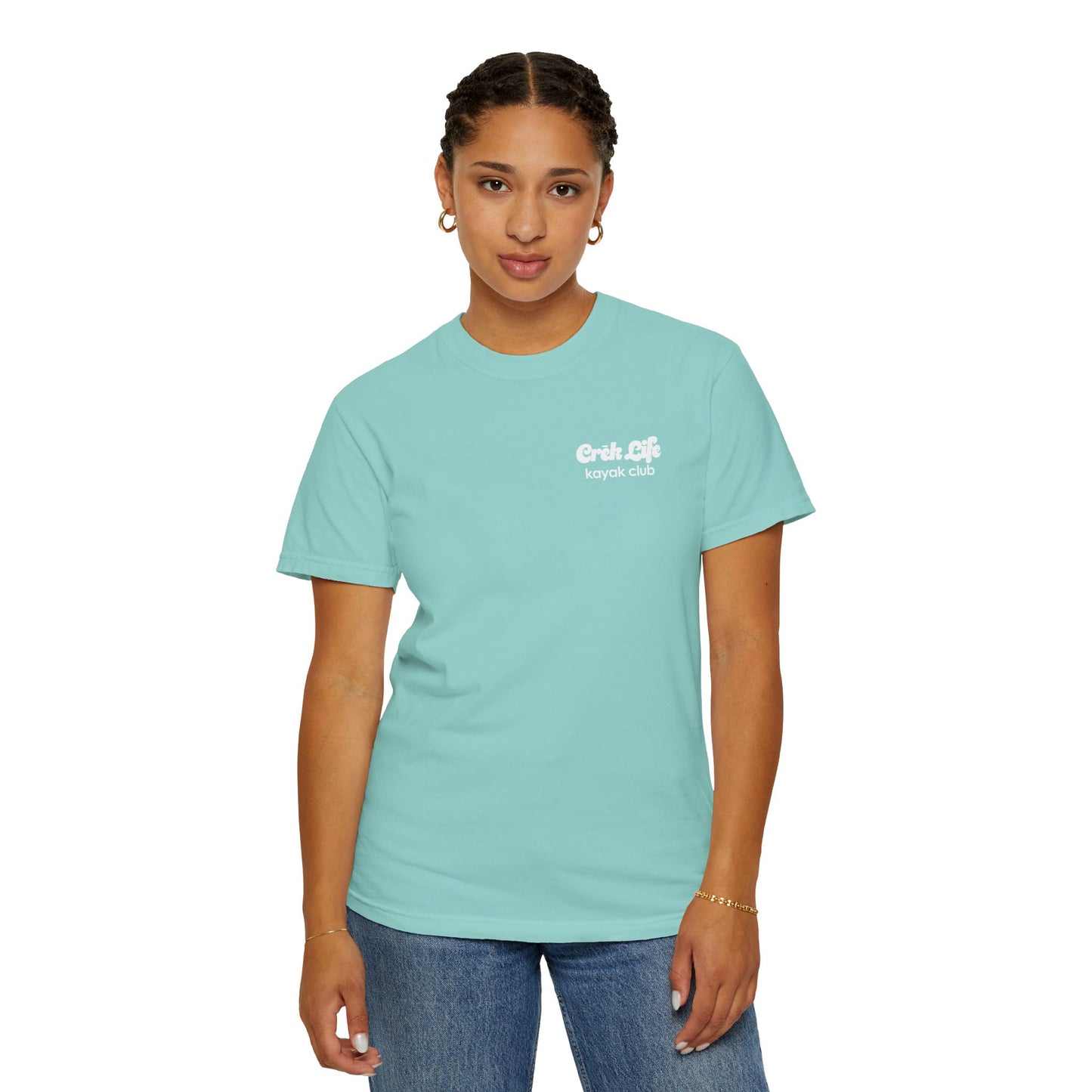 Crēk Life: Kayak Club Unisex Garment-Dyed T-shirt