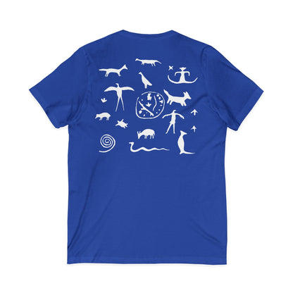 Petroglyphs of the Susquehanna V-Neck Tee