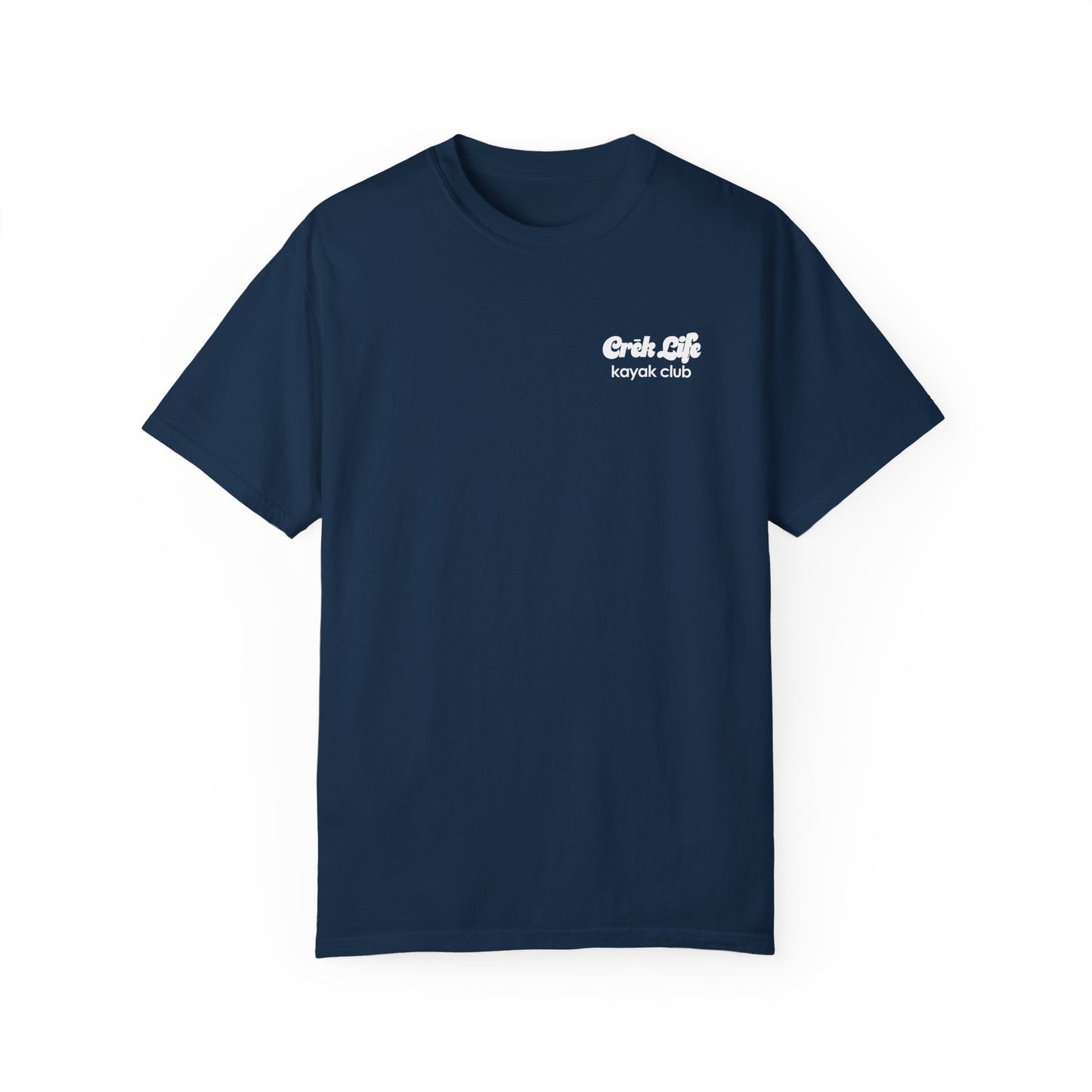 Crēk Life: Kayak Club Unisex Garment-Dyed T-shirt