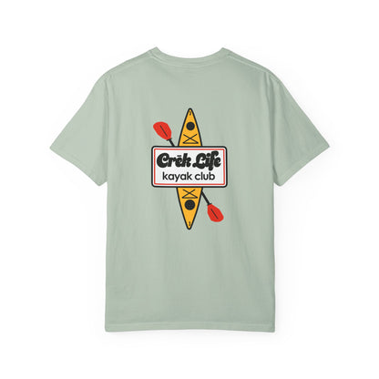 Crēk Life: Kayak Club Unisex Garment-Dyed T-shirt
