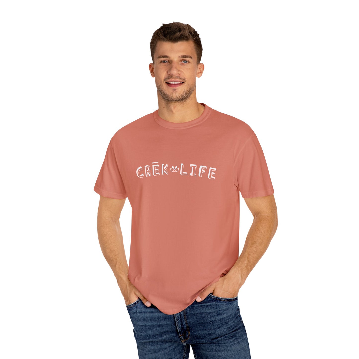 Crēk Life: Weekend Office Unisex Garment-Dyed T-shirt