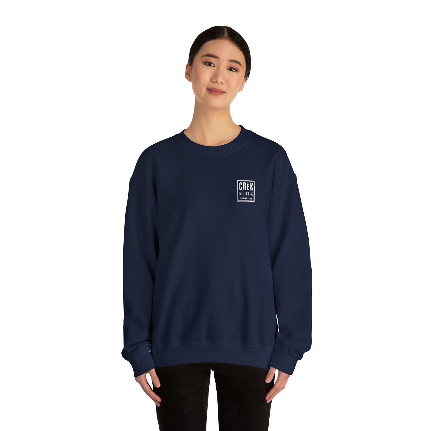 Crēk Life Fishing Club Unisex Heavy Blend™ Crewneck Sweatshirt