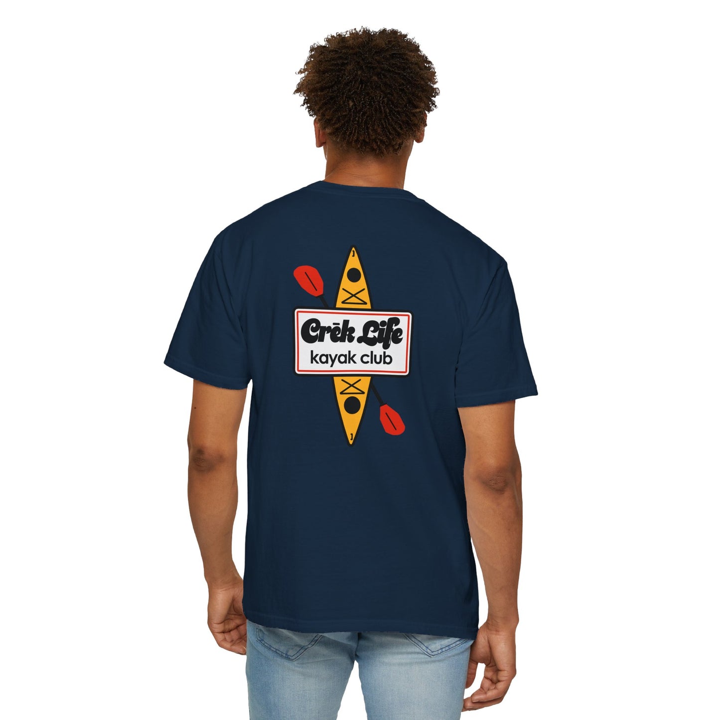 Crēk Life: Kayak Club Unisex Garment-Dyed T-shirt