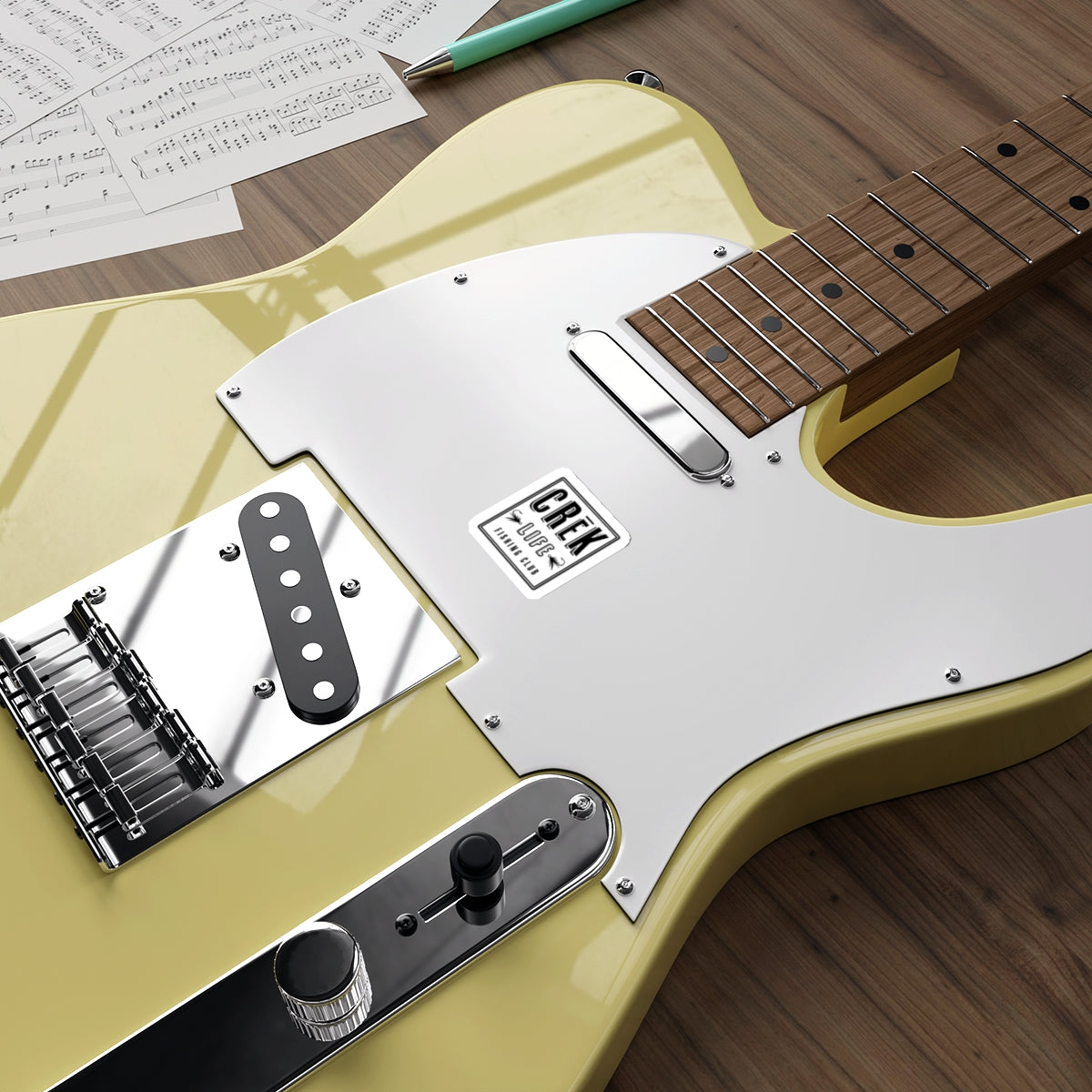 Crēk Life Fishing Club: Die-Cut Stickers