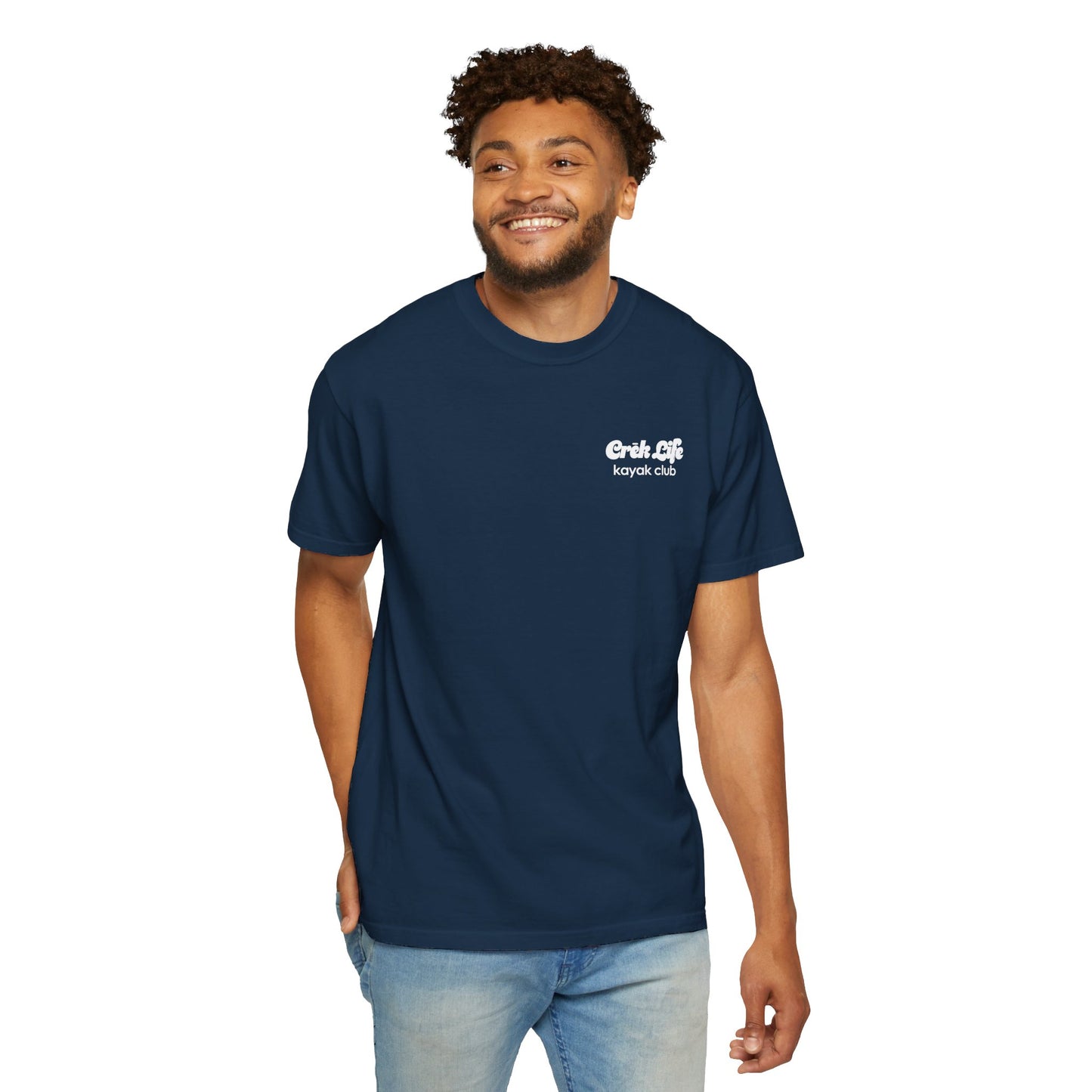 Crēk Life: Kayak Club Unisex Garment-Dyed T-shirt