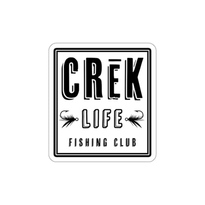 Crēk Life Fishing Club: Die-Cut Stickers