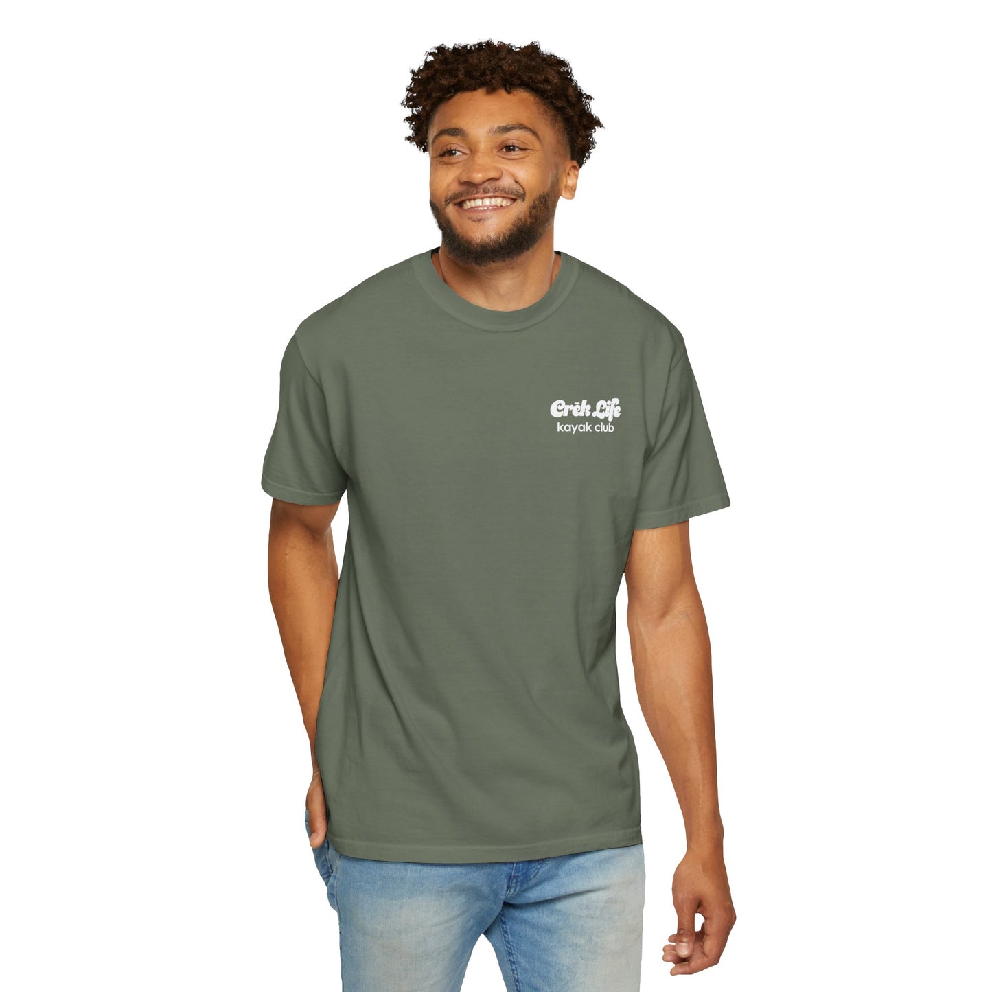 Crēk Life: Kayak Club Unisex Garment-Dyed T-shirt