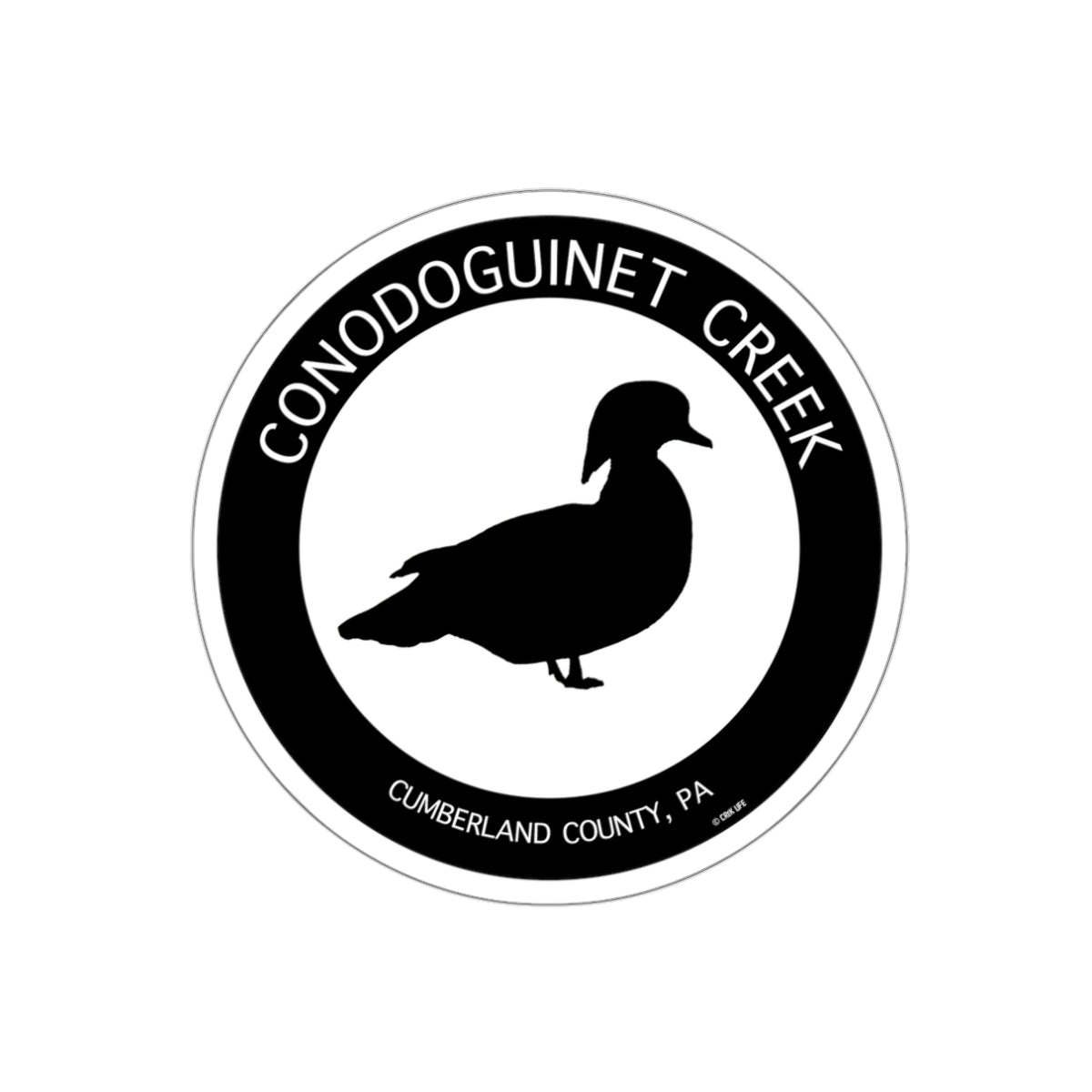 Conodoguinet Wood Duck Sticker by Crēk Life