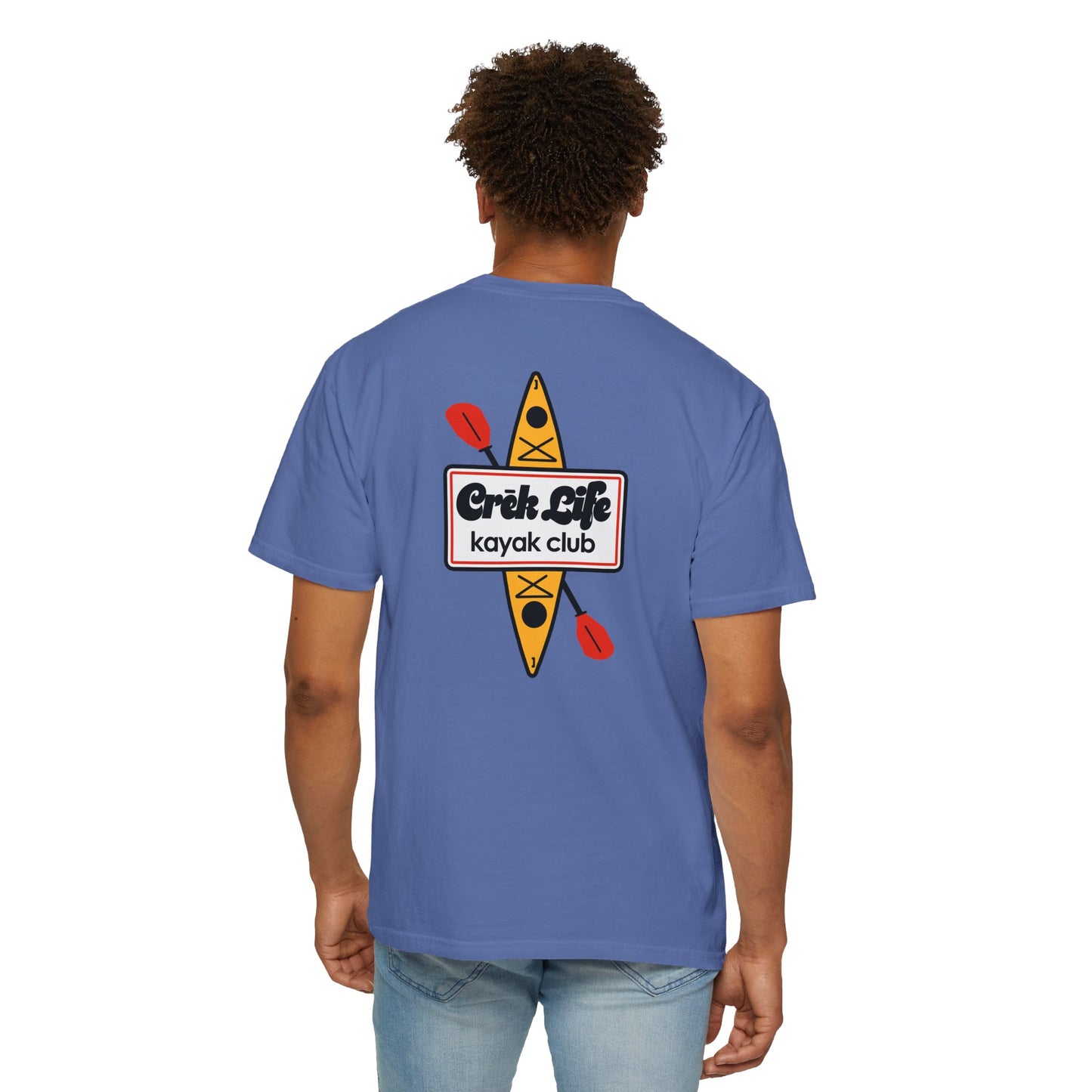 Crēk Life: Kayak Club Unisex Garment-Dyed T-shirt