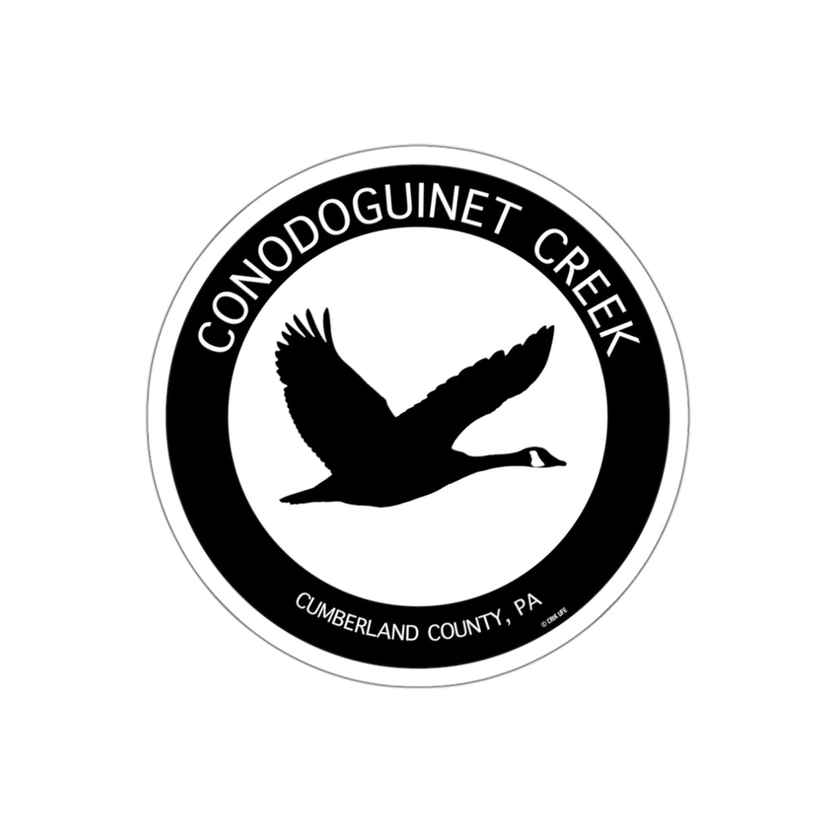 Conodoguinet Goose Sticker by Crēk Life