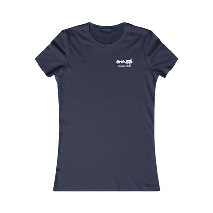Crēk Life: Kayak Club Women's Tee (Bella + Canvas)