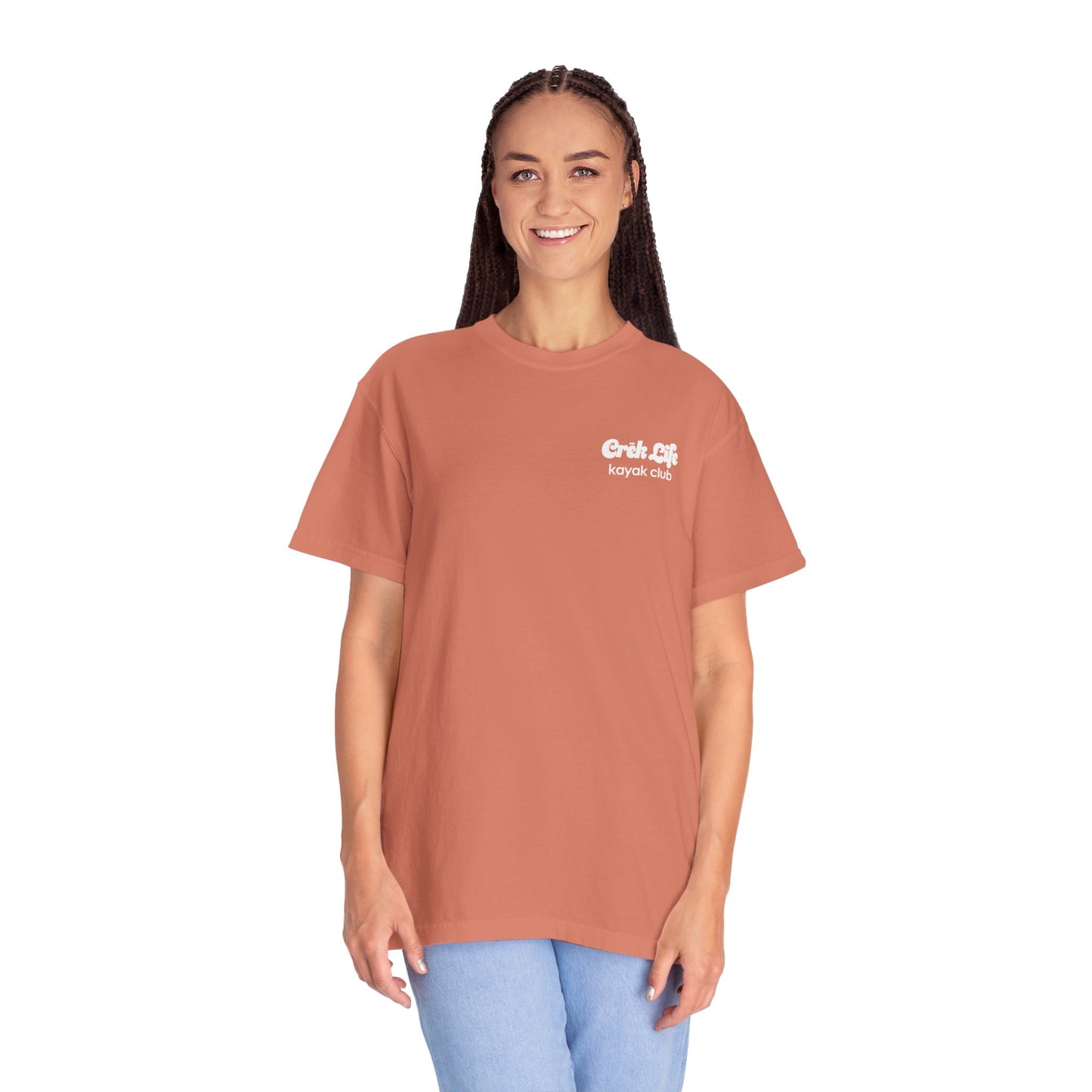 Crēk Life: Kayak Club Unisex Garment-Dyed T-shirt