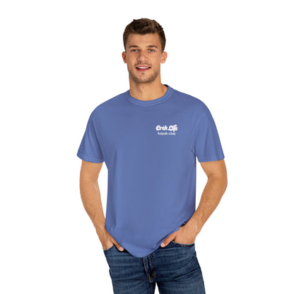 Crēk Life: Kayak Club Unisex Garment-Dyed T-shirt