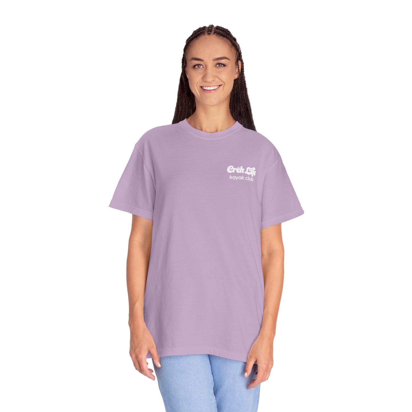 Crēk Life: Kayak Club Unisex Garment-Dyed T-shirt