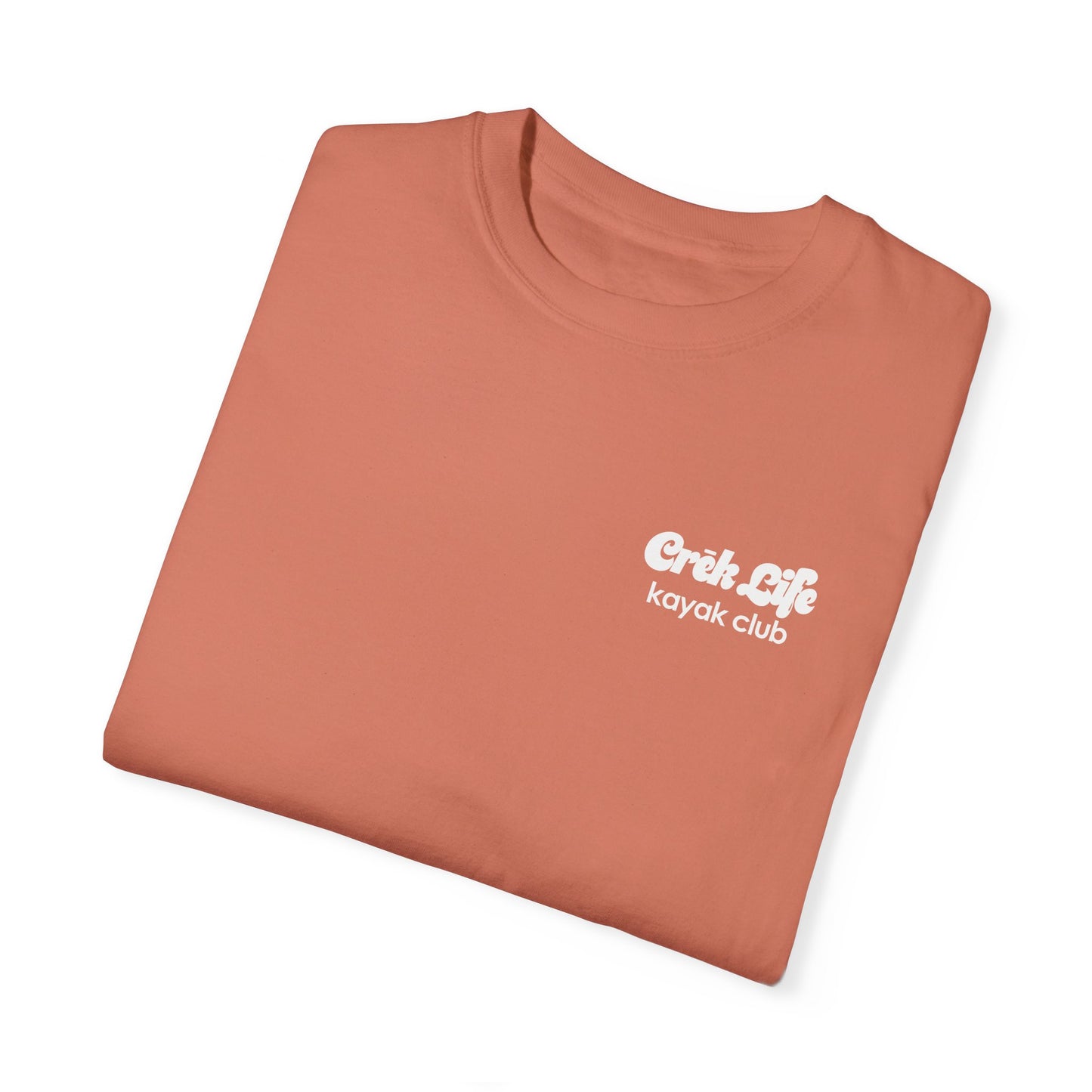 Crēk Life: Kayak Club Unisex Garment-Dyed T-shirt