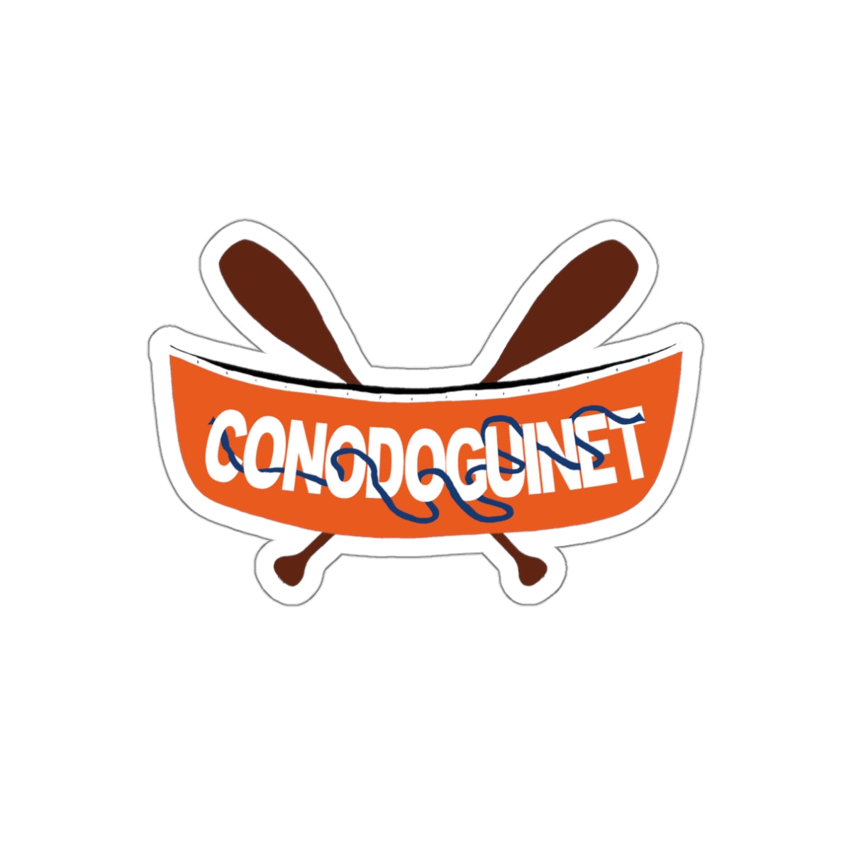 Cono Canoe: Die-Cut Stickers