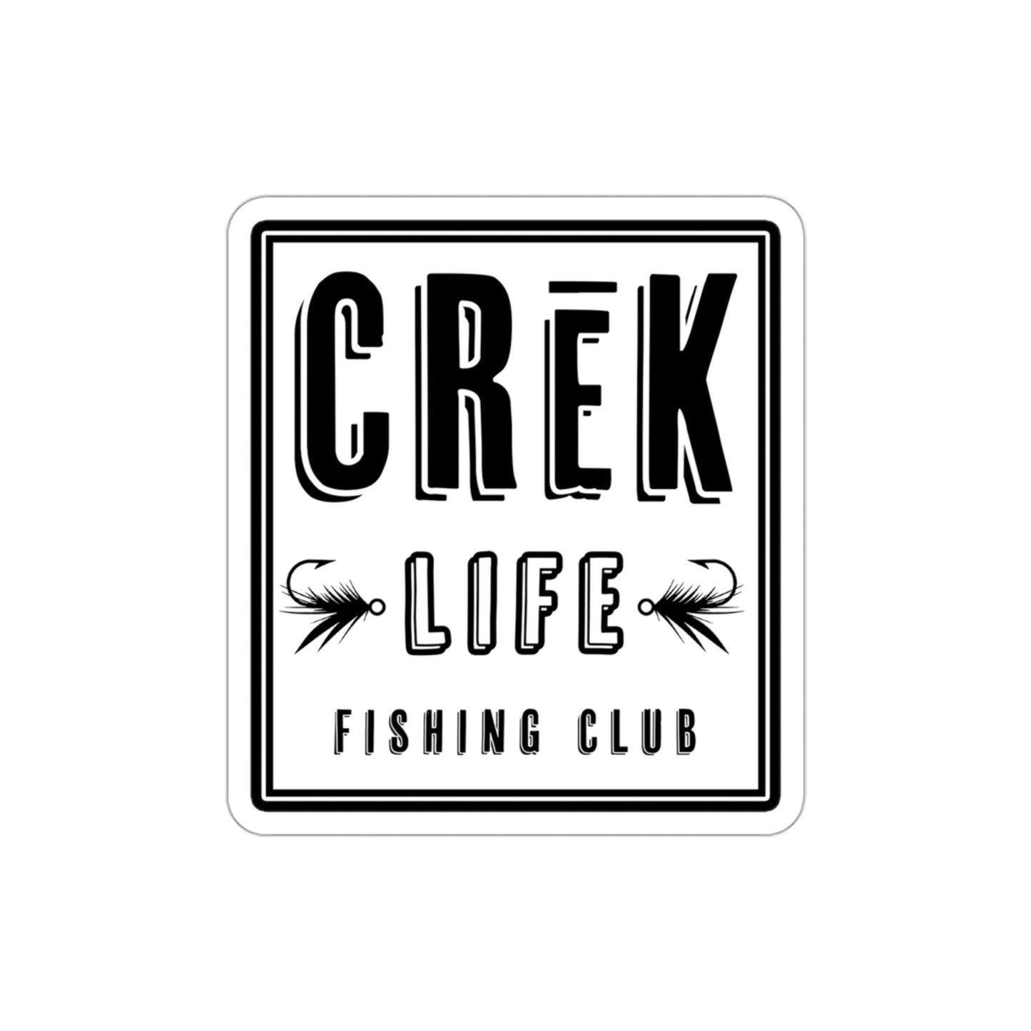 Crēk Life Fishing Club: Die-Cut Stickers
