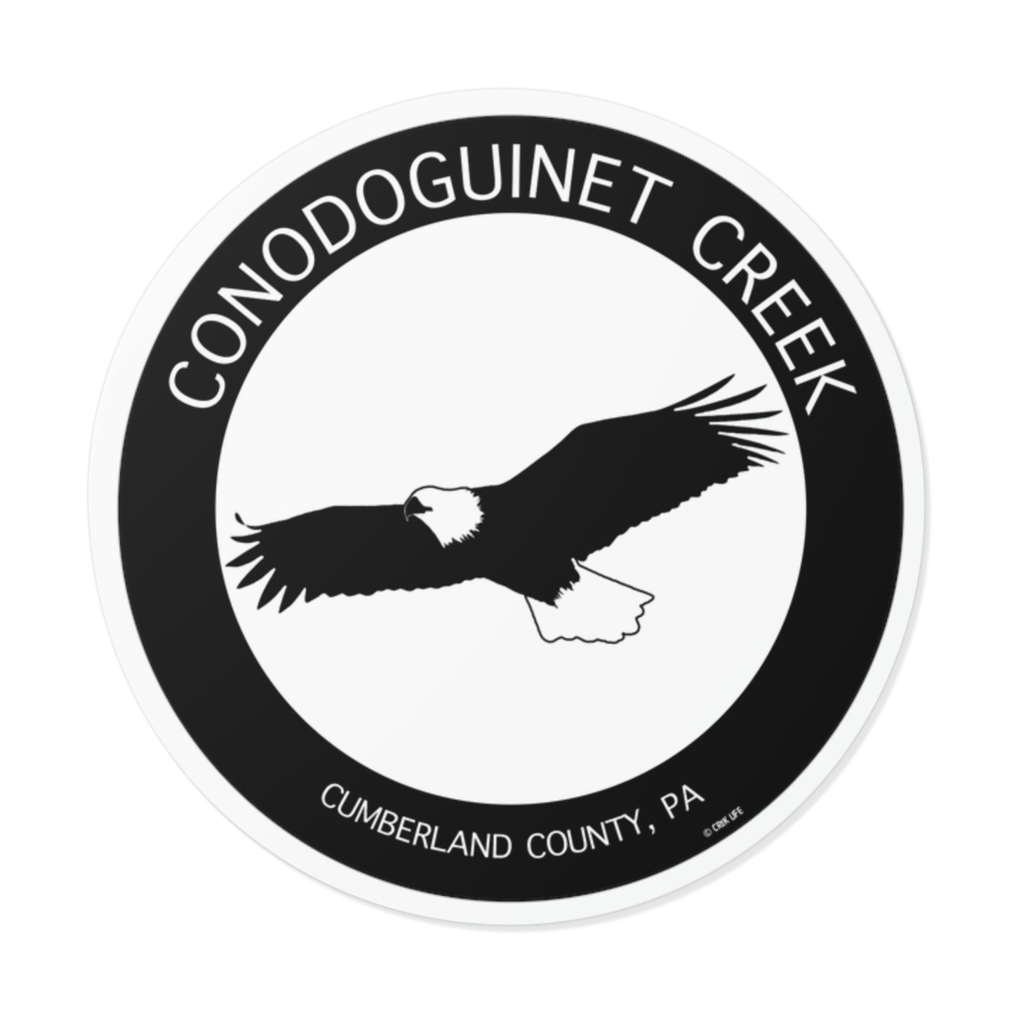 Conodoguinet Eagle Sticker by Crēk Life