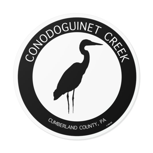 Conodoguinet Heron Sticker by Crēk Life
